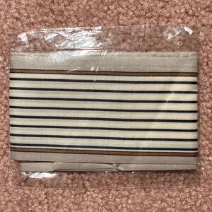 🔥10/$15 Striped Beige and Brown Scarf Twilly